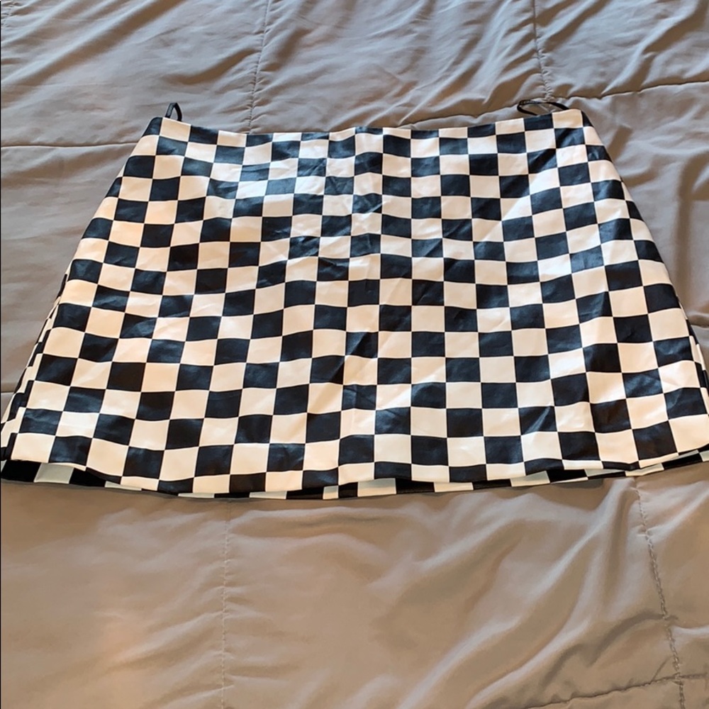 Checkered Skirt